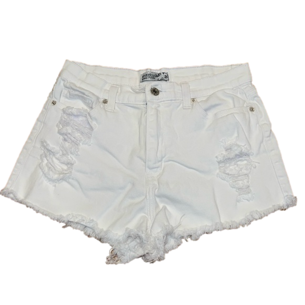 Women’s White Denim Jean Shorts Size large